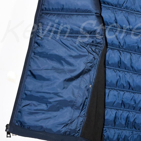 Nautica Men's Mix Media Jacket BLue - Picture 5 of 8